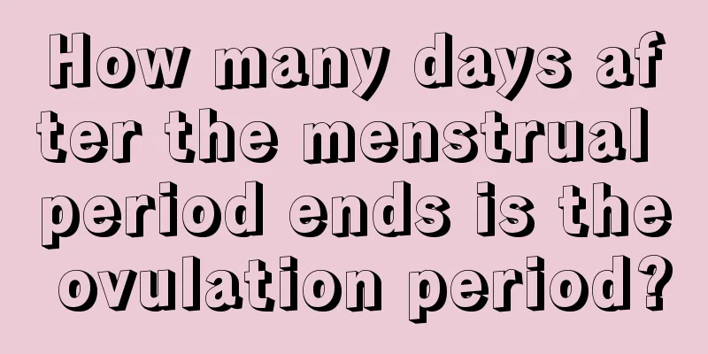 How many days after the menstrual period ends is the ovulation period?