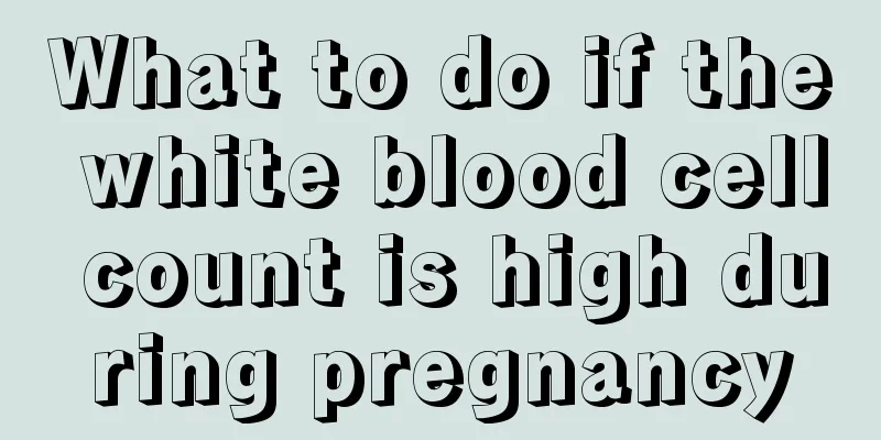 What to do if the white blood cell count is high during pregnancy