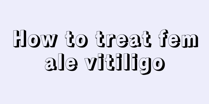 How to treat female vitiligo