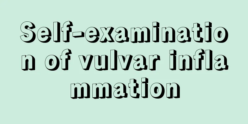 Self-examination of vulvar inflammation