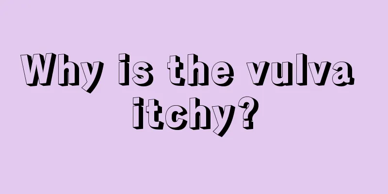 Why is the vulva itchy?