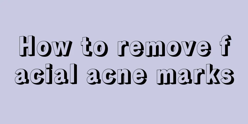 How to remove facial acne marks