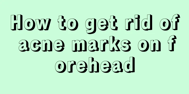 How to get rid of acne marks on forehead