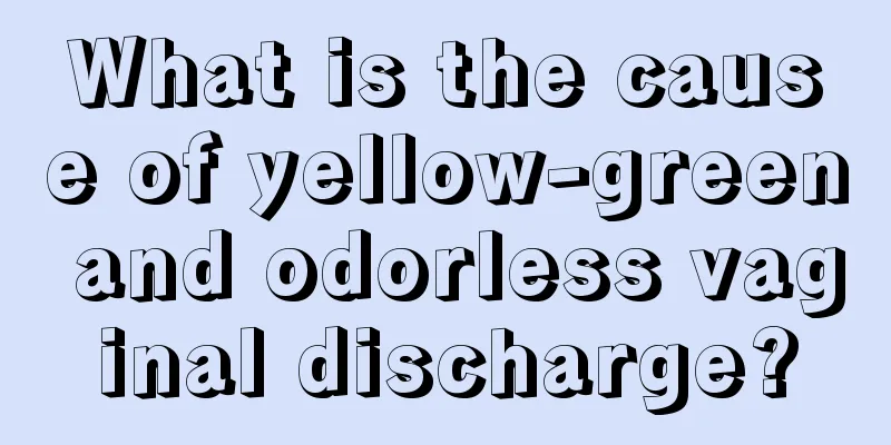 What is the cause of yellow-green and odorless vaginal discharge?