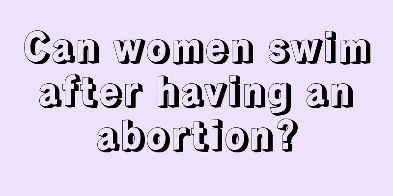 Can women swim after having an abortion?