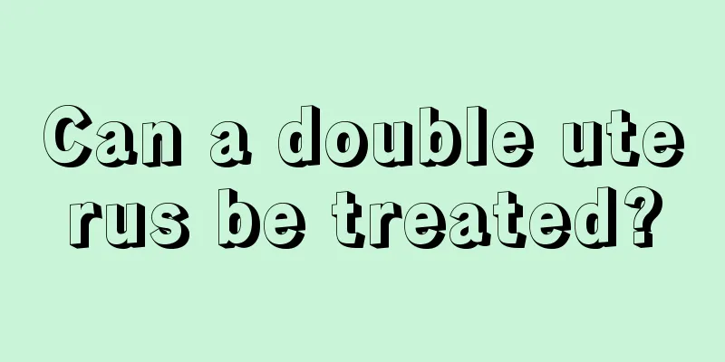 Can a double uterus be treated?