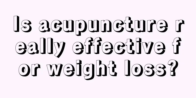 Is acupuncture really effective for weight loss?