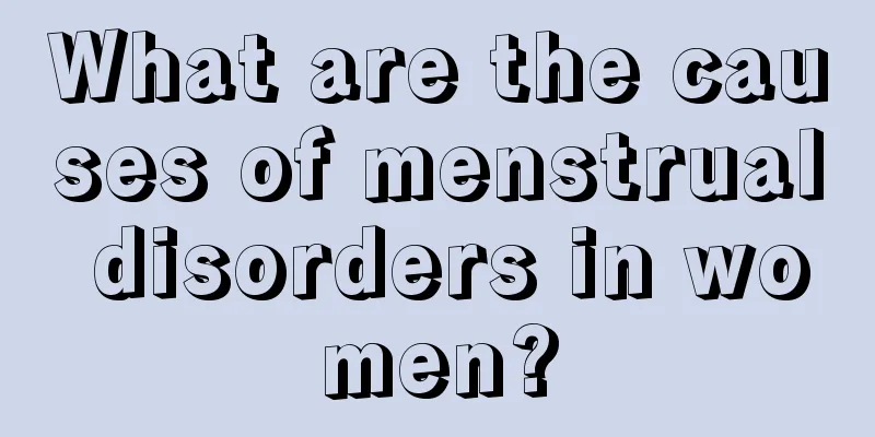 What are the causes of menstrual disorders in women?