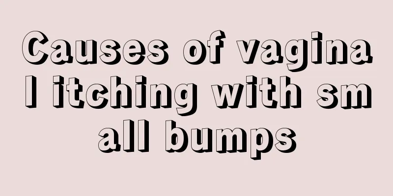 Causes of vaginal itching with small bumps