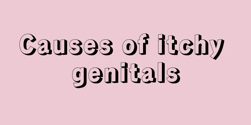 Causes of itchy genitals