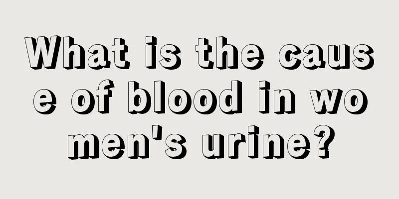 What is the cause of blood in women's urine?