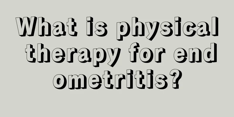 What is physical therapy for endometritis?