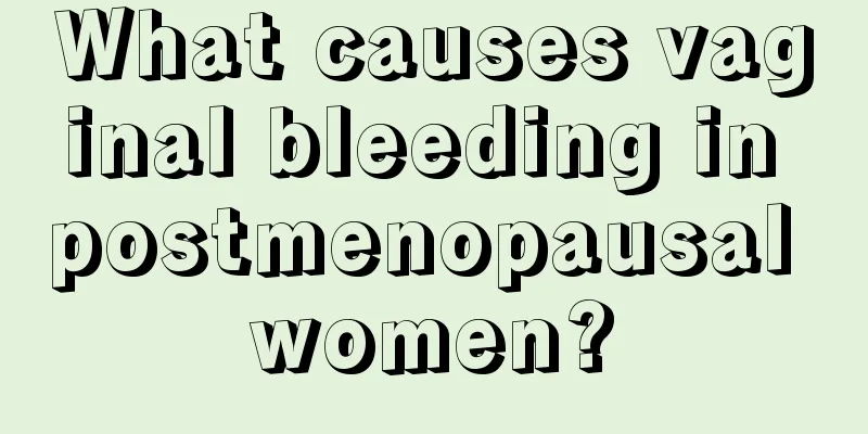 What causes vaginal bleeding in postmenopausal women?