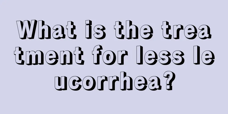 What is the treatment for less leucorrhea?