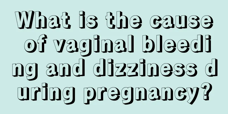 What is the cause of vaginal bleeding and dizziness during pregnancy?