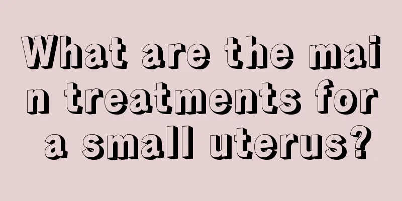 What are the main treatments for a small uterus?