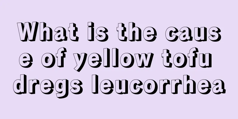 What is the cause of yellow tofu dregs leucorrhea