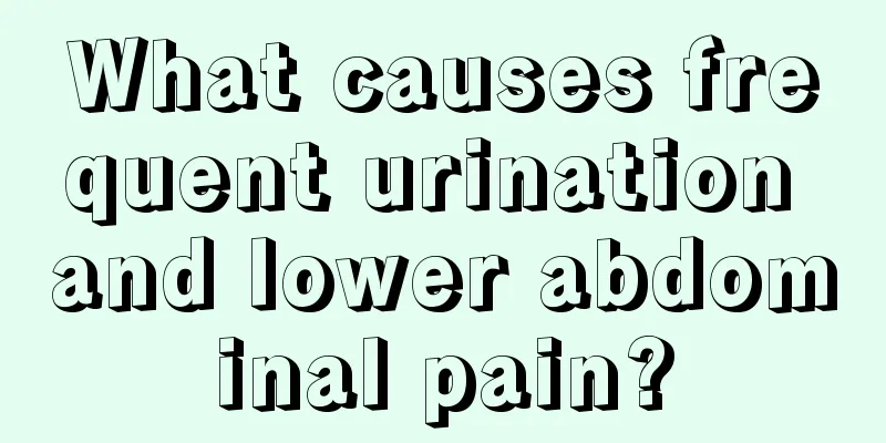 What causes frequent urination and lower abdominal pain?