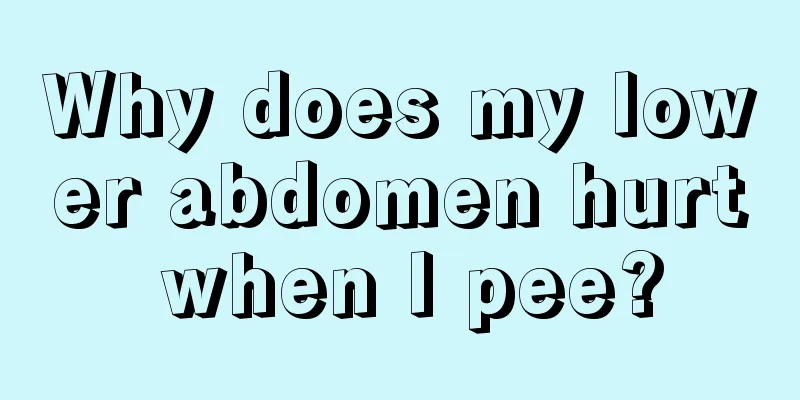 Why does my lower abdomen hurt when I pee?