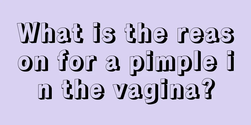 What is the reason for a pimple in the vagina?