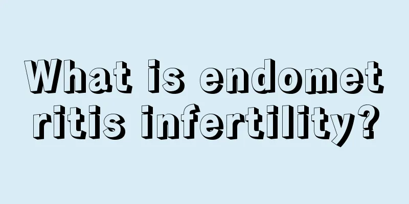 What is endometritis infertility?