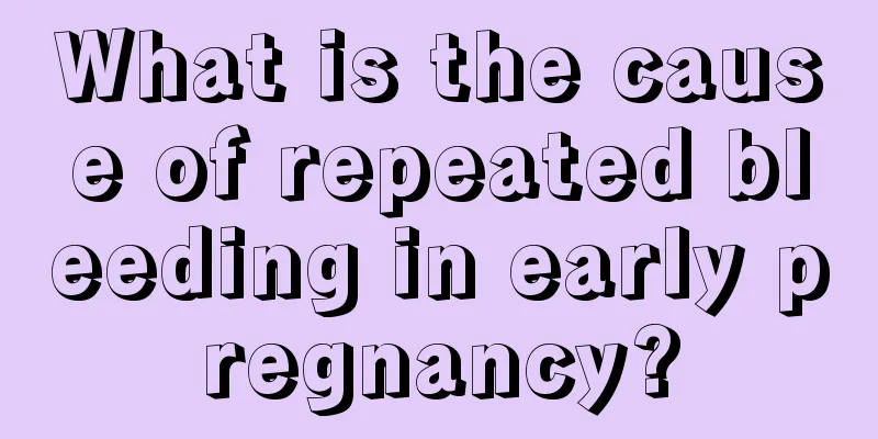 What is the cause of repeated bleeding in early pregnancy?