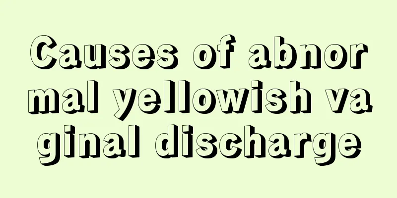 Causes of abnormal yellowish vaginal discharge