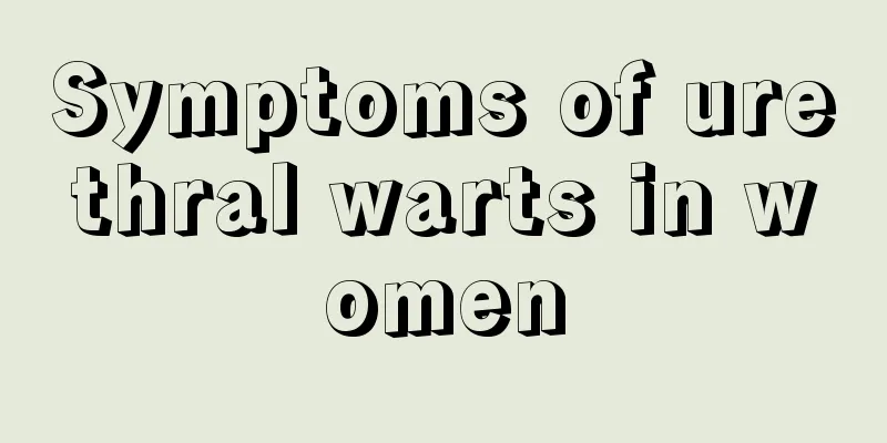 Symptoms of urethral warts in women