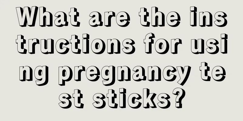 What are the instructions for using pregnancy test sticks?