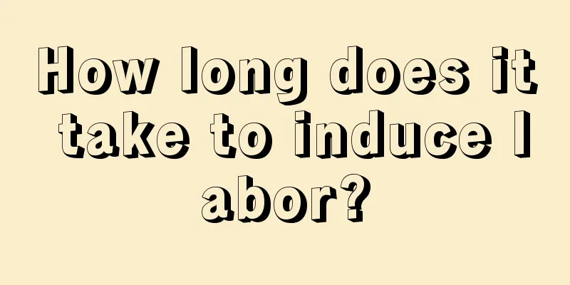 How long does it take to induce labor?