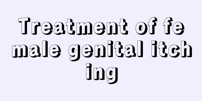 Treatment of female genital itching