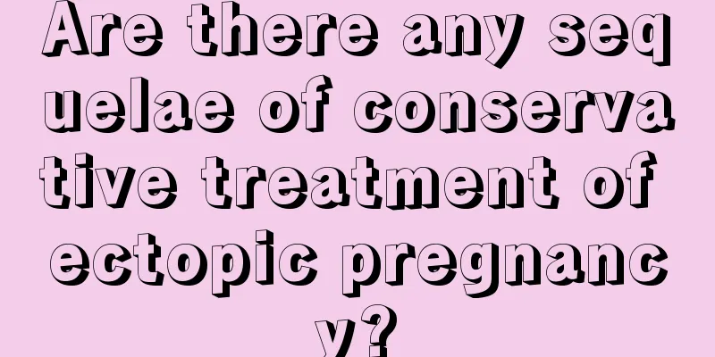 Are there any sequelae of conservative treatment of ectopic pregnancy?