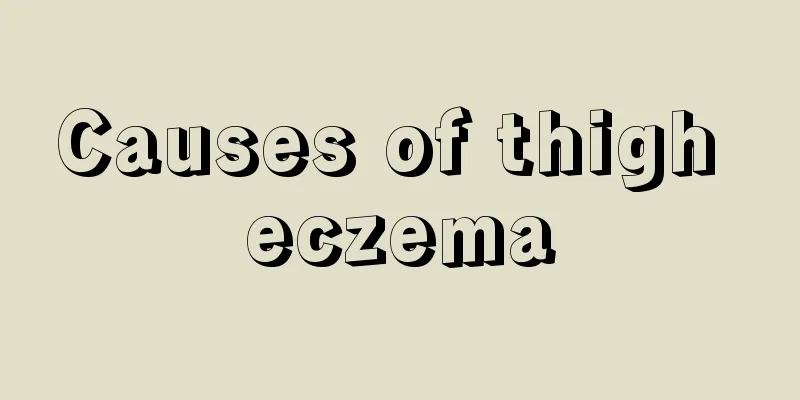 Causes of thigh eczema