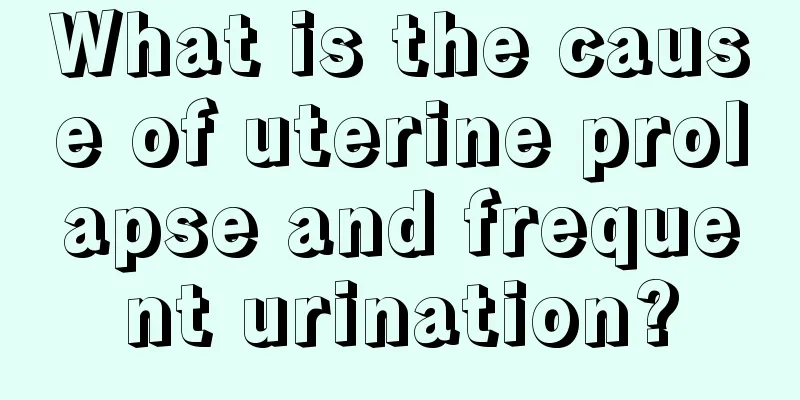 What is the cause of uterine prolapse and frequent urination?