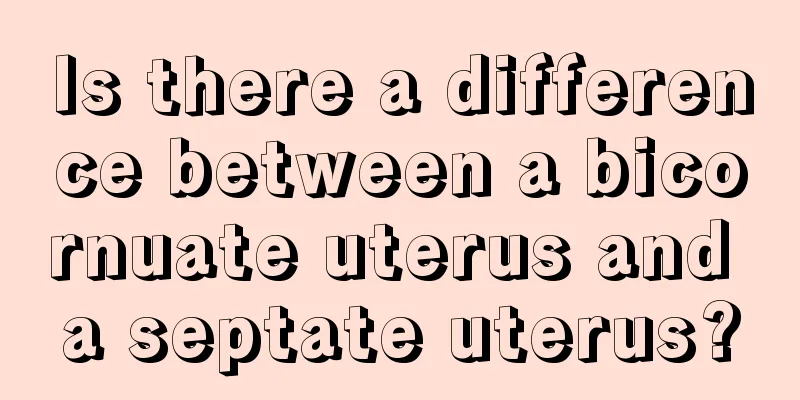 Is there a difference between a bicornuate uterus and a septate uterus?