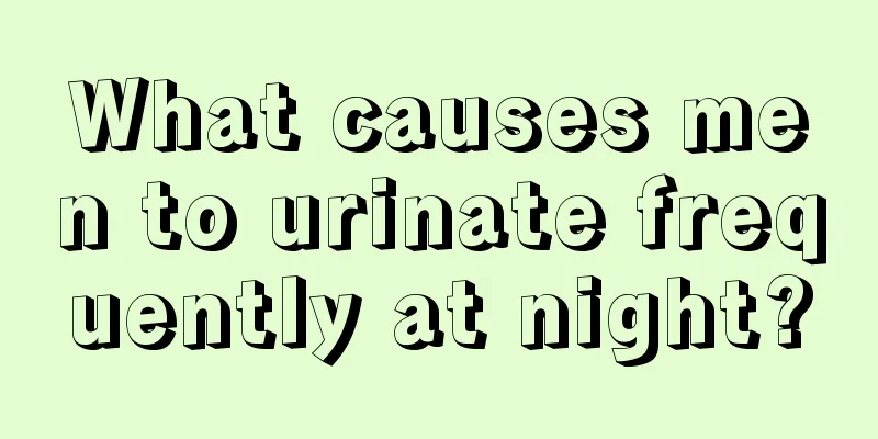 What causes men to urinate frequently at night?