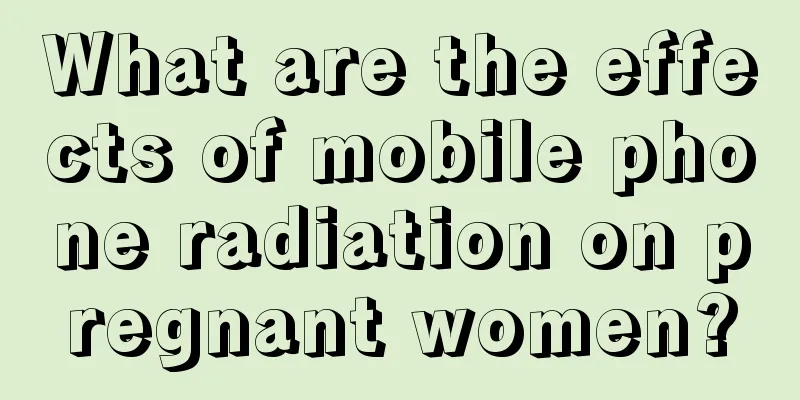 What are the effects of mobile phone radiation on pregnant women?