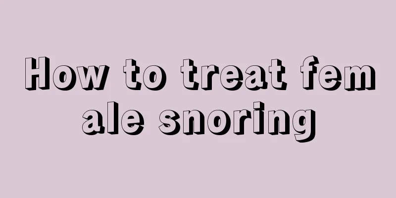 How to treat female snoring