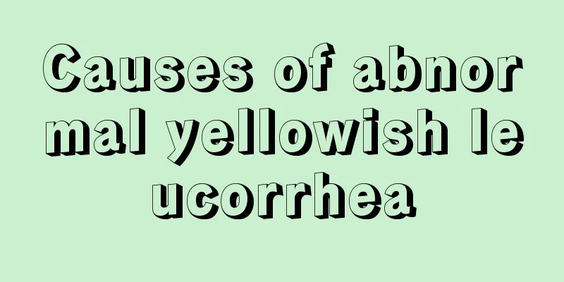 Causes of abnormal yellowish leucorrhea