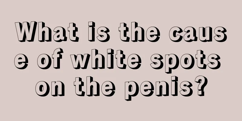 What is the cause of white spots on the penis?