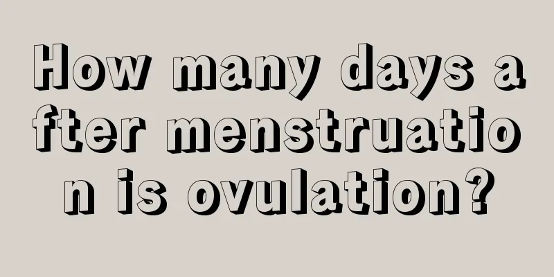 How many days after menstruation is ovulation?