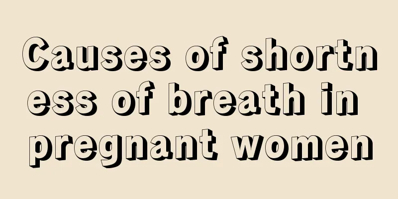 Causes of shortness of breath in pregnant women