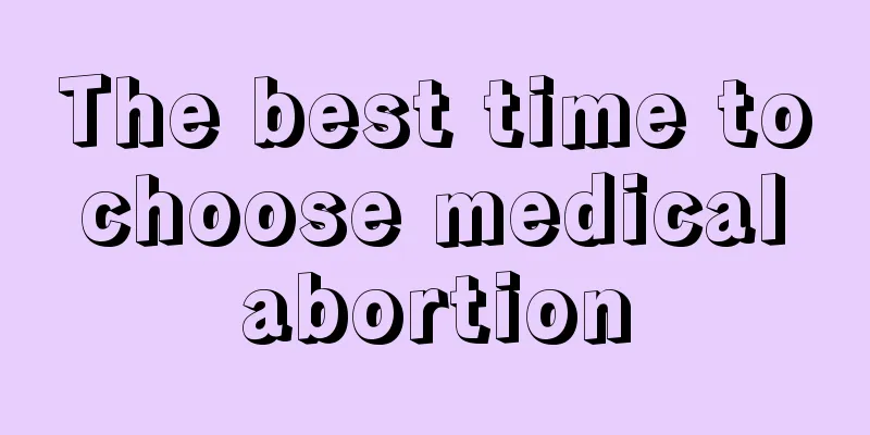 The best time to choose medical abortion