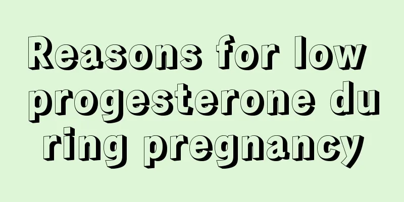 Reasons for low progesterone during pregnancy