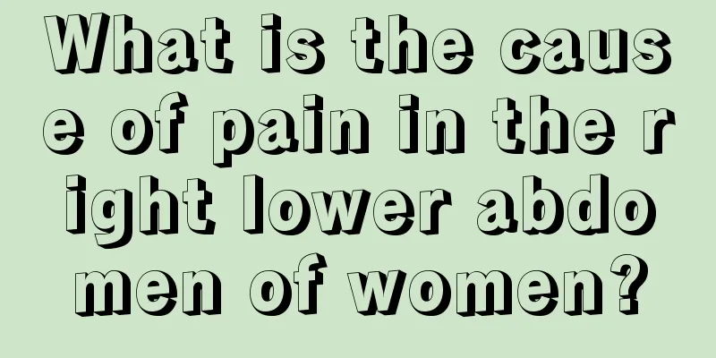 What is the cause of pain in the right lower abdomen of women?