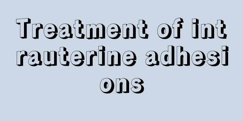 Treatment of intrauterine adhesions