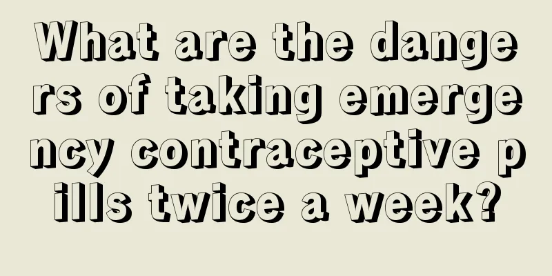 What are the dangers of taking emergency contraceptive pills twice a week?