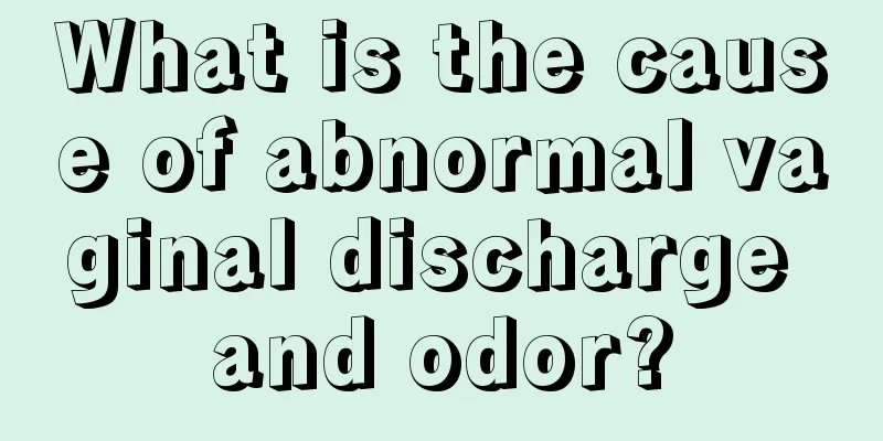 What is the cause of abnormal vaginal discharge and odor?