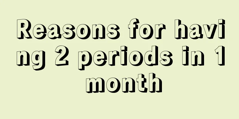 Reasons for having 2 periods in 1 month