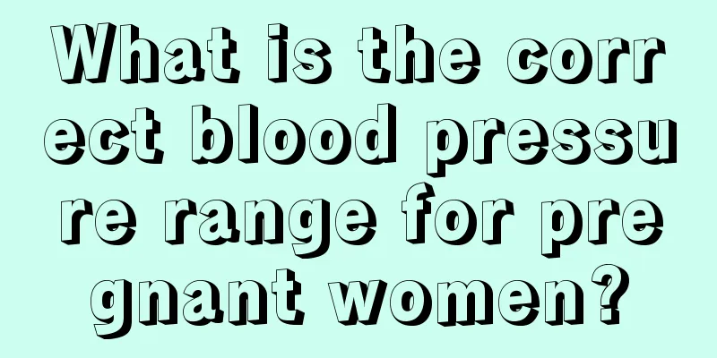 What is the correct blood pressure range for pregnant women?